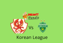 Jeonbuk Hyundai Motors vs Gwangju FC