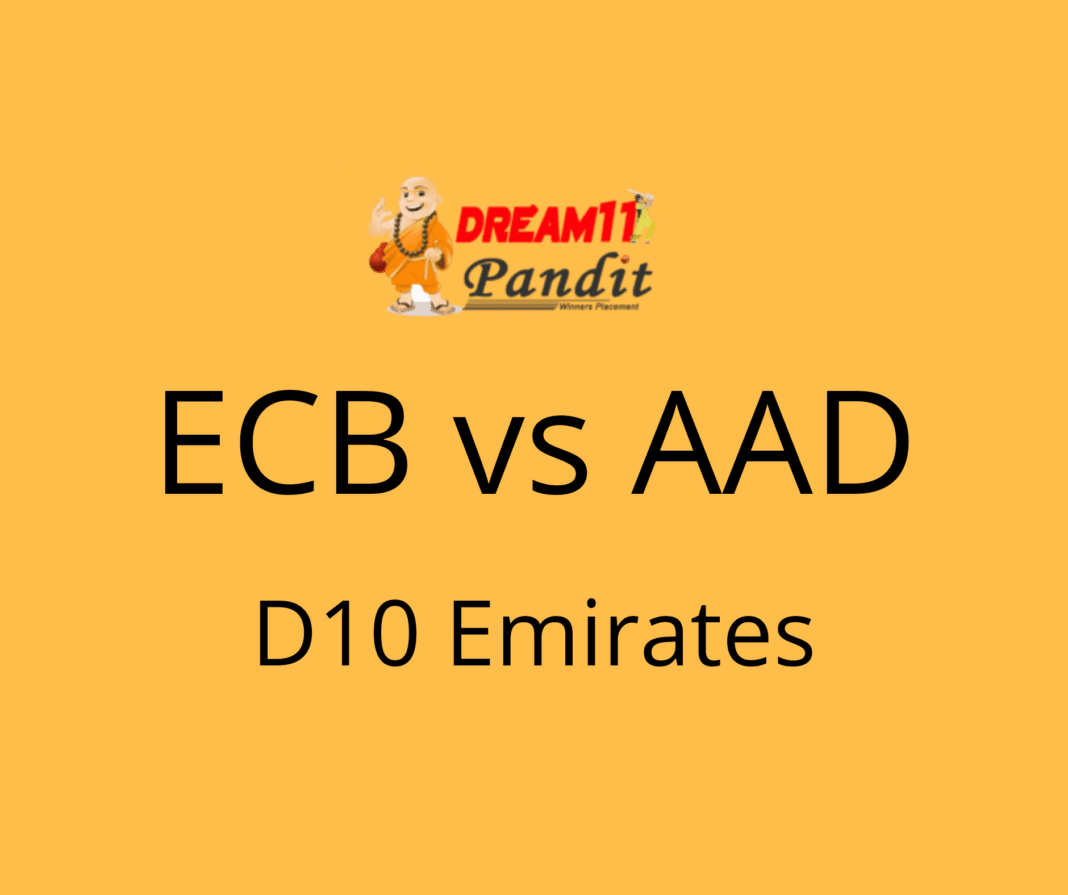 ECB Blues vs Ajman Alubond