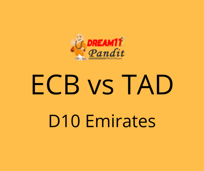ECB Blues vs Team Abu Dhabi