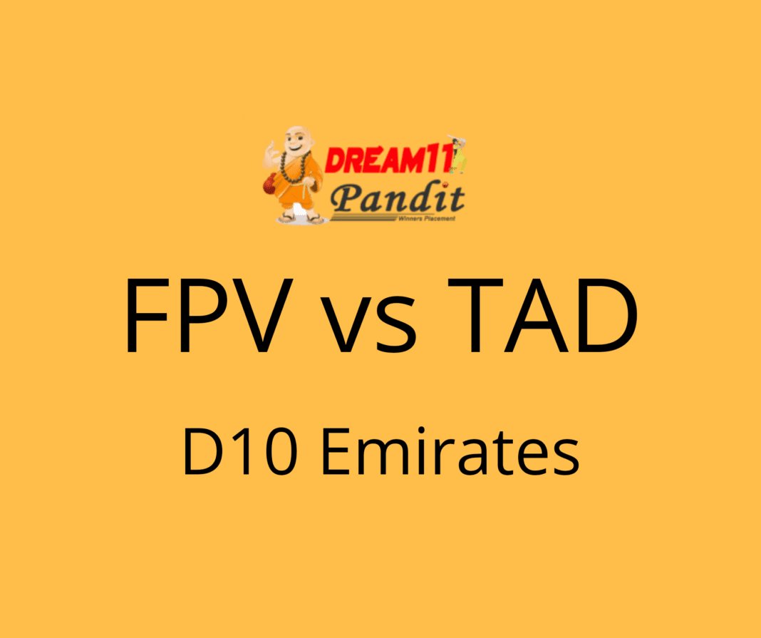 Fujairah Pacific Ventures vs Team Abu Dhabi