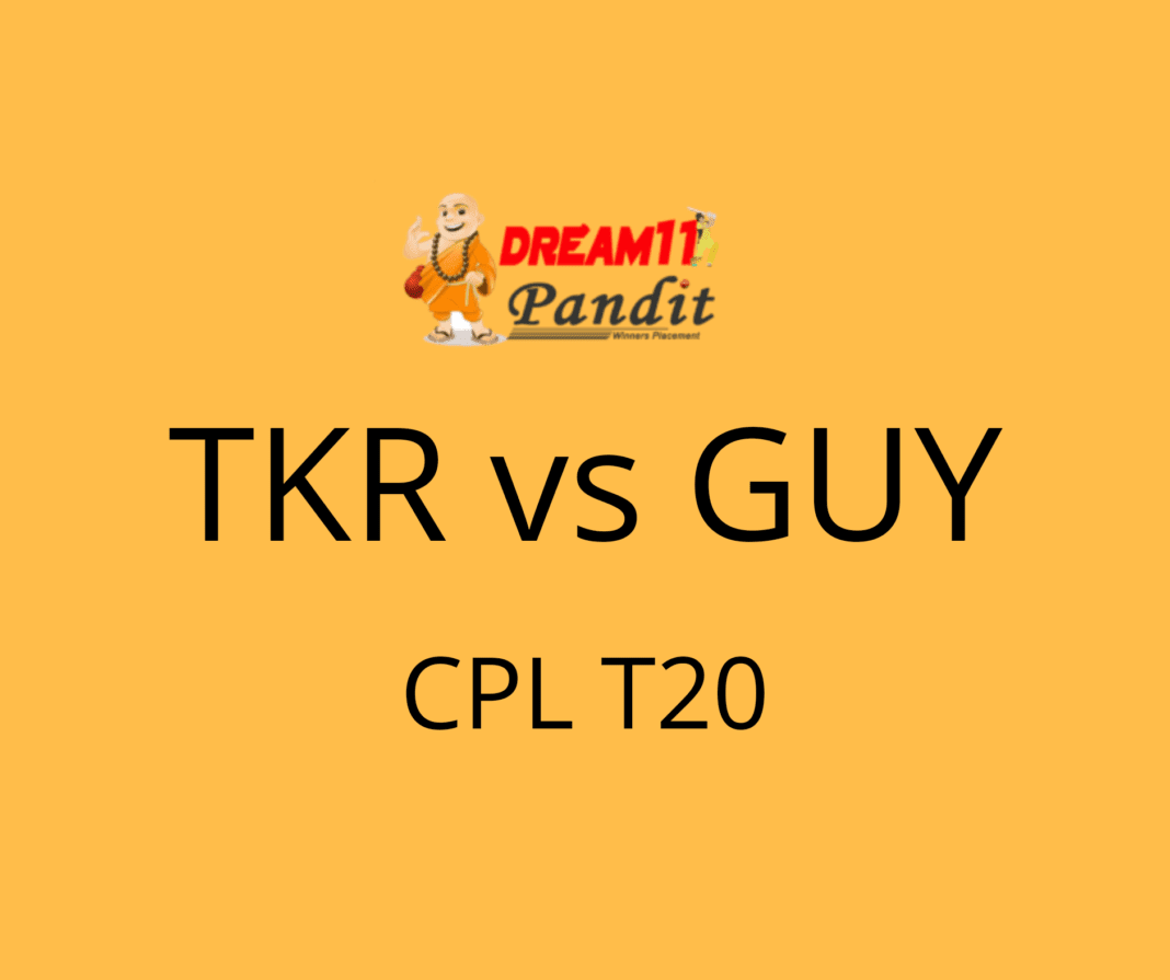 Trinbago Knight Riders vs Guyana Amazon Warriors