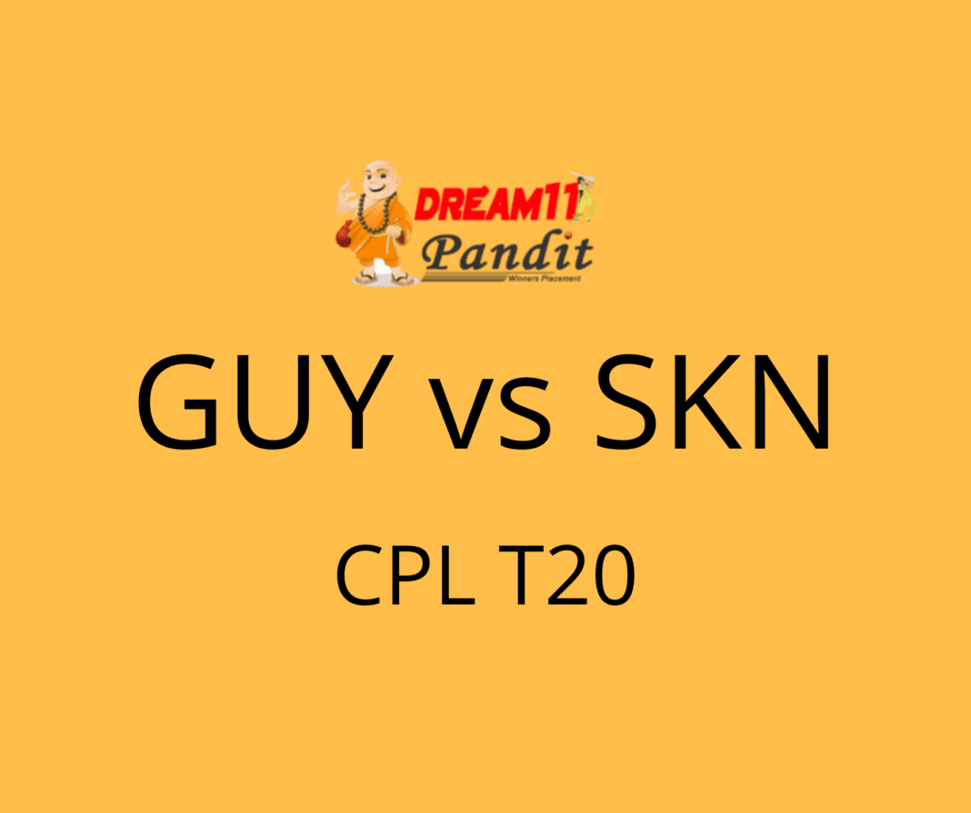 Guyana Amazon Warriors vs St Kitts and Nevis Patriots