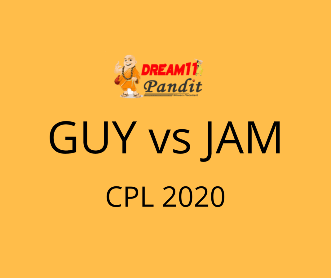 Guyana Amazon Warriors vs Jamaica Tallawahs