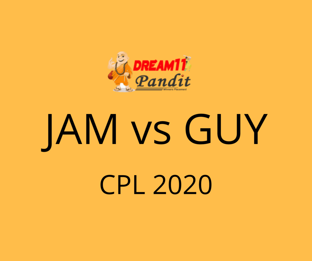 Jamaica Tallawahs vs Guyana Amazon Warriors