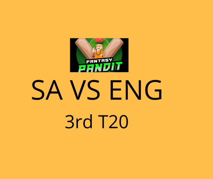 South Africa vs  England 3rd T20